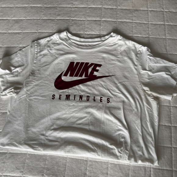 Nike Other - Nike men’s White and Maroon Seminoles Tee